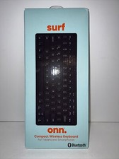 ONN Compact Wireless Keyboard Bluetooth PC Mac iOS Android Compatible BRAND NEW 