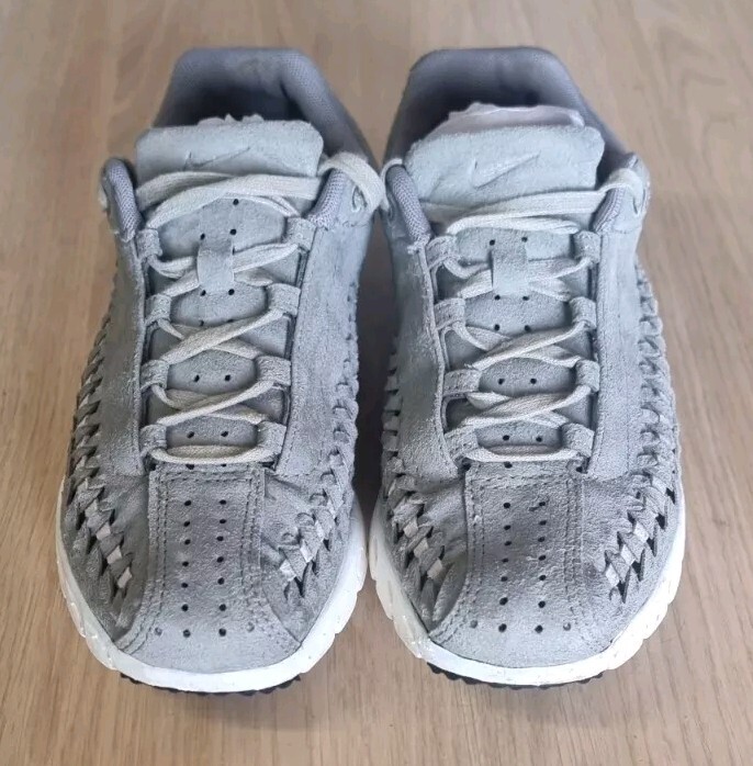 Women's Nike Mayfly Woven Running Trainers (833802-007) Light Bone UK Size