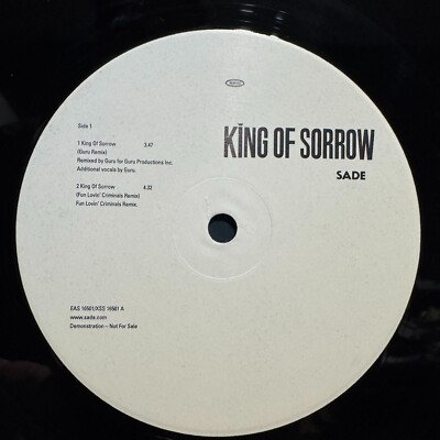 SADE - KING OF SORROW (REMIXES) (12