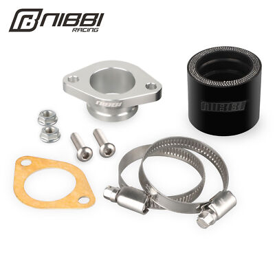 NIBBI CNC Flange Adapter Carburetor Intake Manifold Boot Joint Horizontal Engine