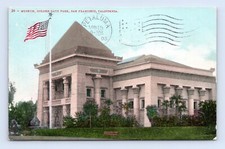 Museum at Golden Gate Park San Francisco California CA 1908 DB Postcard P13