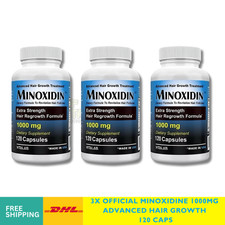 3x Official Minoxidine 1000mg Advanced Hair G...