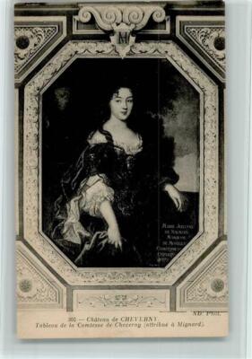 10547894 - Tableau de la Comtesse de Cheverny, good condition postcard nobility