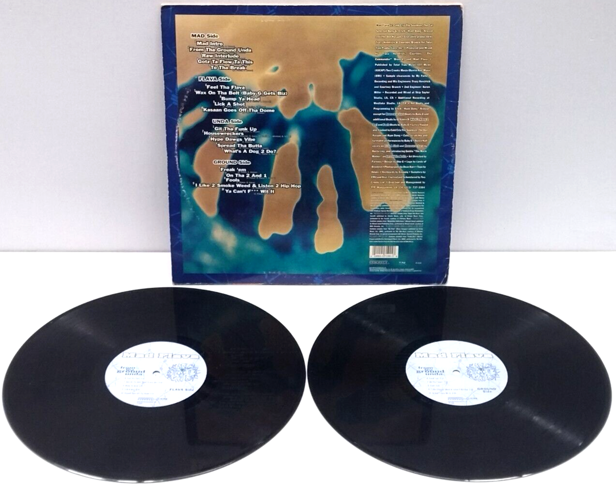 洋楽 Mad Flava from the ground unda From Tha Ground Unda by Mad Flava Vinyl New Sealed Shrink Rare Rap