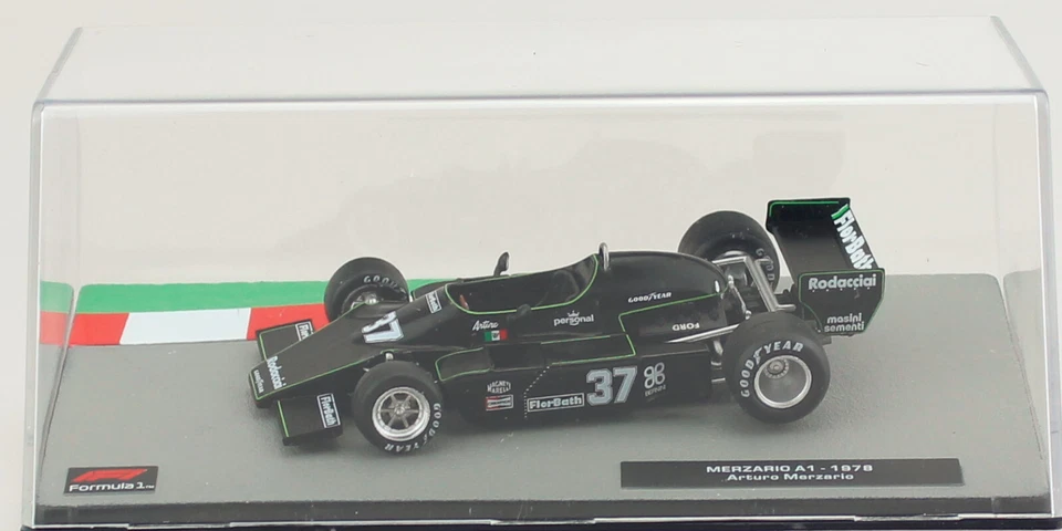 Merzario A1 Arturo Merzario 1978 #37 schwarz Formel 1 1:43 Atlas Modellauto - Bild 3 von 3