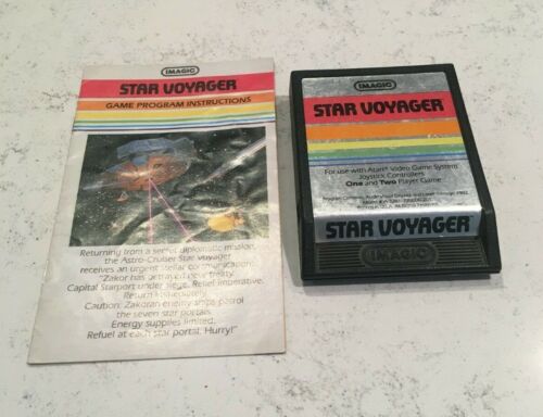 Atari 2600 Star Voyager from Imagic with Manual --- Tested & Working