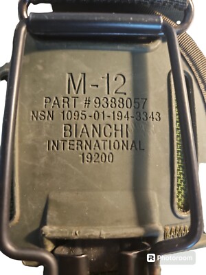Bianchi M12 Holster Beretta 92F USGI W/ Cleaning Rod Ambidextrous+