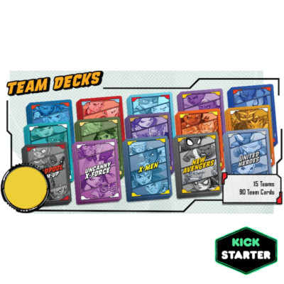 Marvel United: Team Decks Kickstarter Game Expansion by CMON - New & Sealed