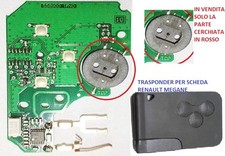 BOBINA ANTENNA TRANSPONDER PER CHIAVE SCHEDA RENAULT MEGANE