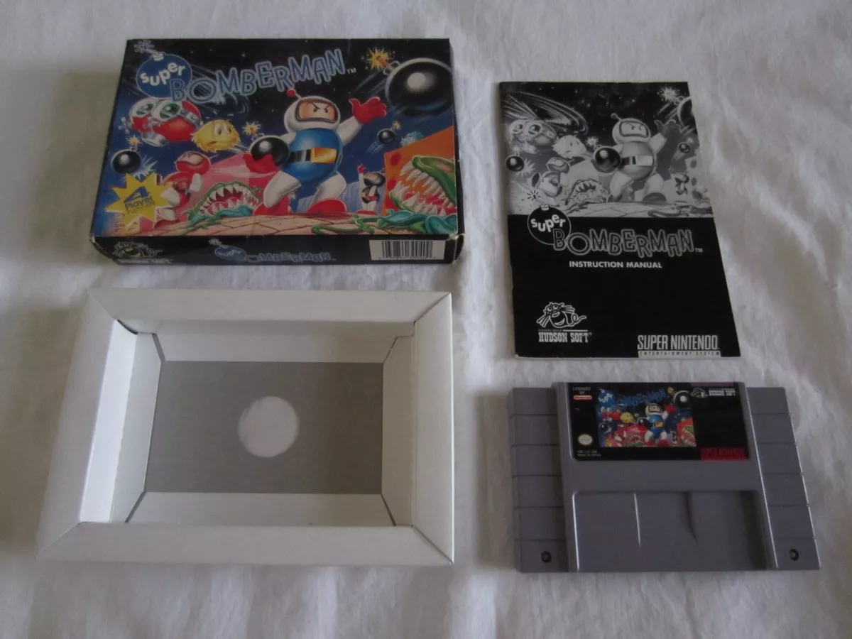 Super Nintendo Super Bomberman Box 