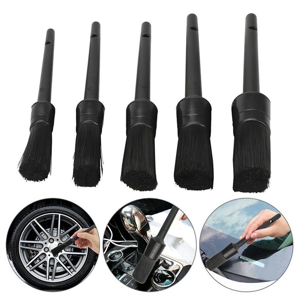 Car For Wheel Clean Set Professional 5PC Detail Brush Kit for Auto ...