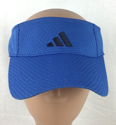 Adidas Hat Visor Strap Back Womens OSFM Blue Climacool Golf Tennis Pickleball
