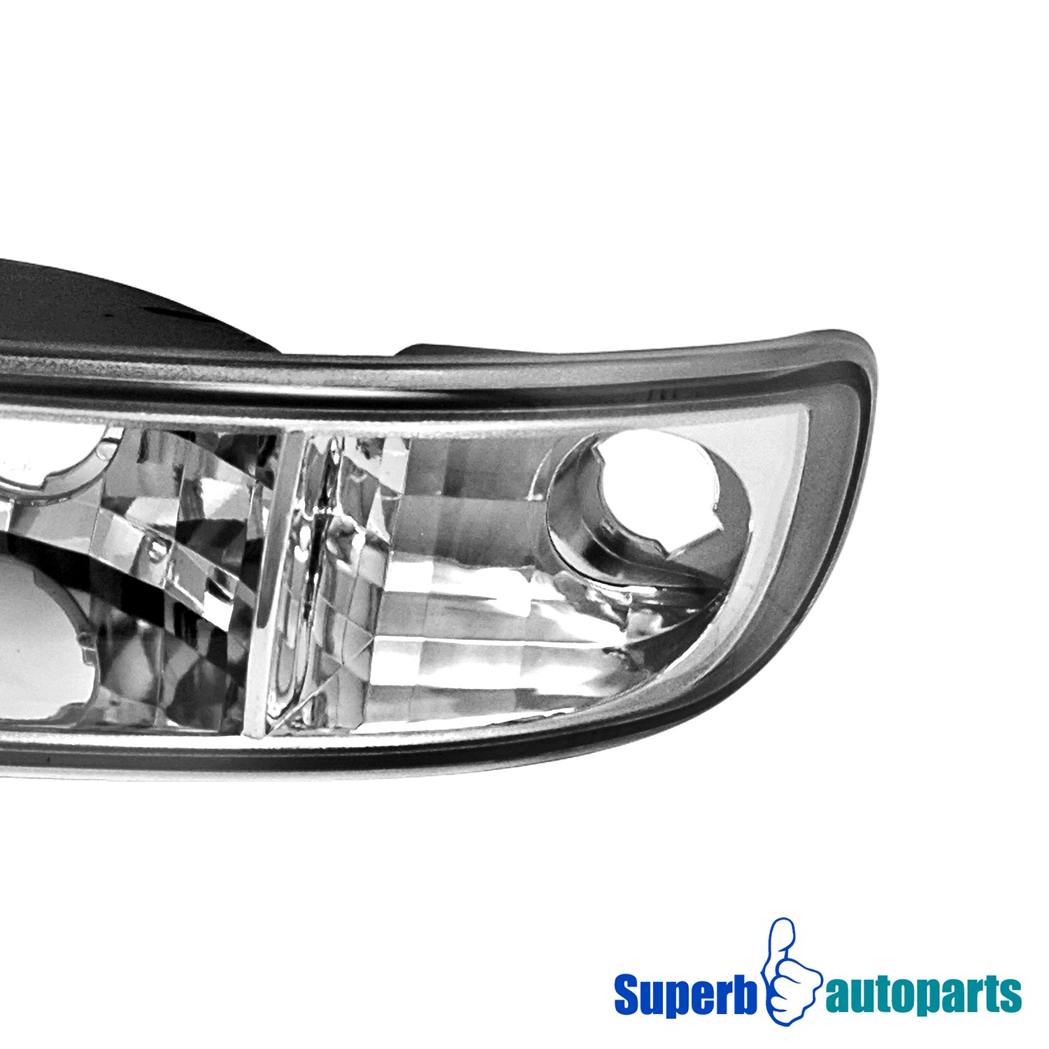 Fits 1999-2006 GMC Sierra Yukon Projector Headlights LED Strip+Bumper Lamps