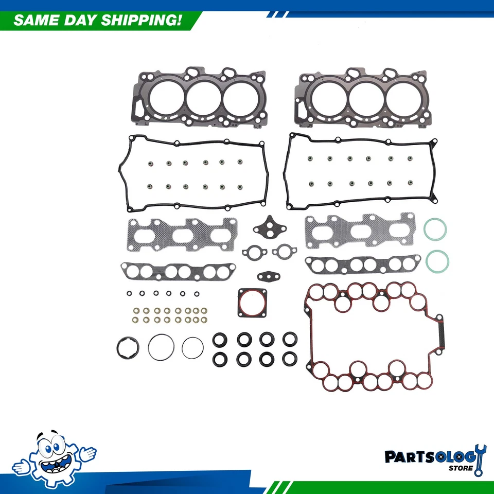 DNJ HGB354 Cylinder Head Set with Head Bolt Kit For 2004 Isuzu Axiom 3.5L DOHC - Image 3 of 3