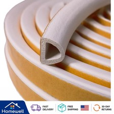EPDM Rubber Weather Stripping Seal Strip, 18ft for Doors  Windows, Easy Install