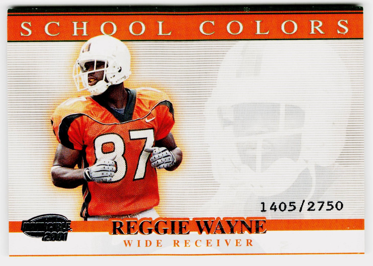 Reggie Wayne Pacific Invincible School Colors #19 Base