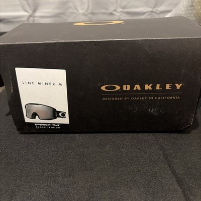 Oakley Line Miner M Matte Black Prizm Black Iridium Mask Ski Snowboard Ne