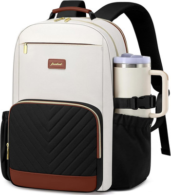Laptop Backpack for Women Bookbag: 15.6 Inch Work School Backpacks with Pouch Po