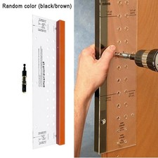 Shelf Pin Drilling Jig Self Centering Bit Holes 19'' Woodworking UK`