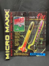 Micro Maxx Raw Fusion & Vector 1 RTF Flying Model Rockets - Sealed, OOP