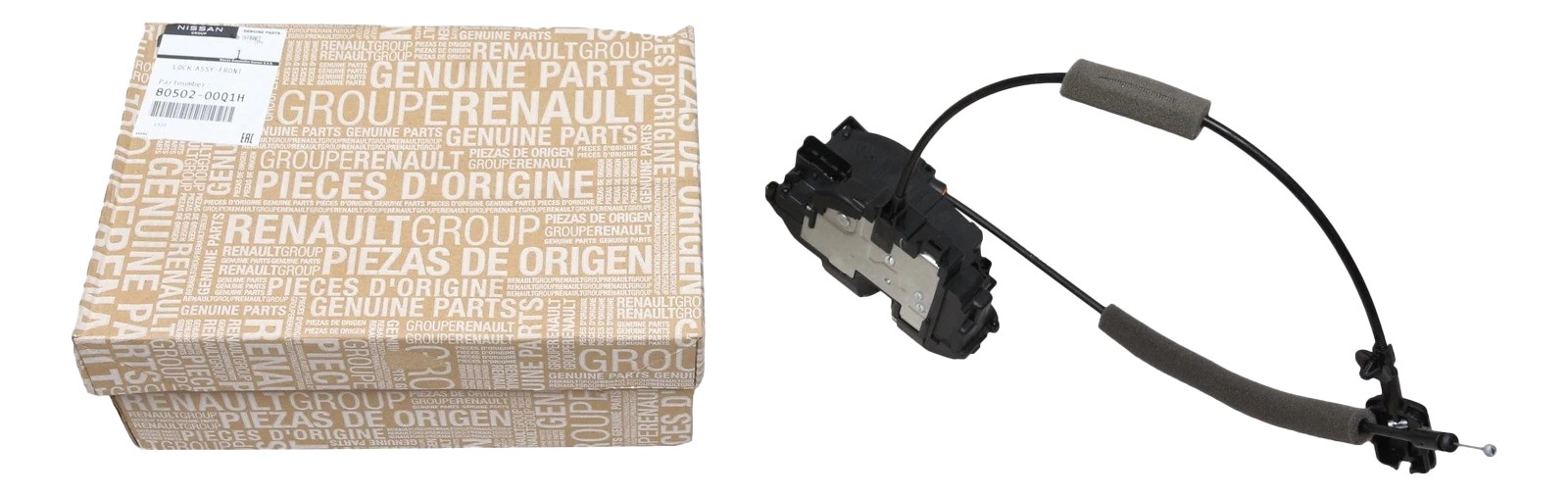 Gâche serrure porte passager 8250200Q0D mécanisme fermeture avant droit Renault Master 3