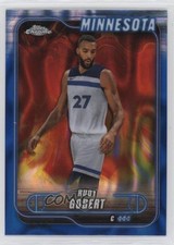 2024-25 Topps Chrome Blue Lava Refractor /75 Rudy Gobert #90 8k4