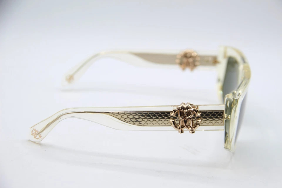 NUEVAS GAFAS DE SOL ROBERTO CAVALLI SRC038 COL. 0846 CRISTAL DORADO AUTÉNTICAS 56-16 Foto 4 de 4