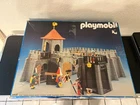 Vintage Playmobil 3446 Medieval Castle with Figures, Org Box & Instructions