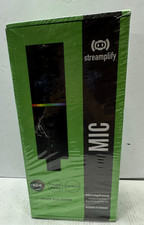 Streamplify MIC RGB Condenser Microphone with Mount Arm and Pop Filter Black