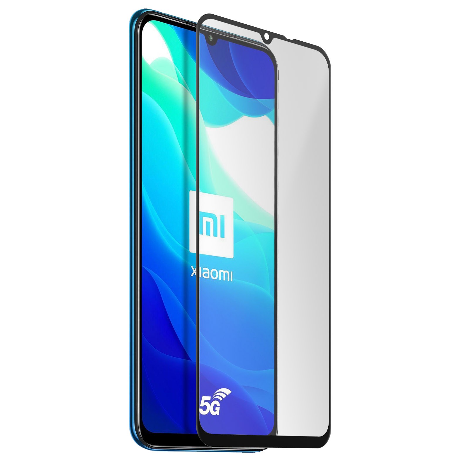 Film de protection d'écran 9H pour Xiaomi Mi 10 Lite Akashi vitre verre trempé noir