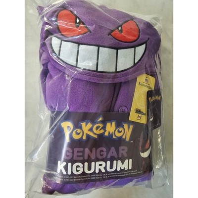 Gengar Pokemon Kigurumi SAZAC Adult One Piece Pajama NWT Costume