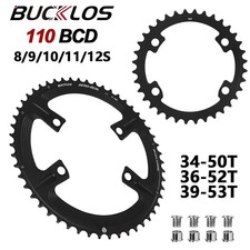 Bicycle 50-34T/52-36T/53-39T 11S 110 BCD 4 Hole Road Bike Chainring for Shimano