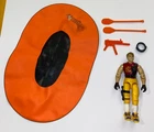 GI G.I. Joe gijoe TRACKER #2 complete with oars visor gun raft FREE SHIP
