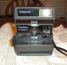 Vtg Polaroid One Step Close Up 600 Instant Camera UNTESTED