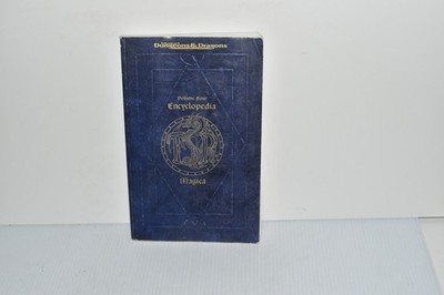 Encyclopedia Magica Volume 4 & Index Advanced Dungeons & Dragon 2161 TSR(RPB561)