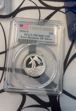 2016-S 25c Silver Fort Moultrie NP Quarter PCGS PR70DCAM FIRST STRIKE