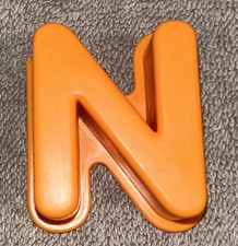 Sesame Street Elmo On The Go Alphabet ABC Puzzle Carry Case REPLACEMENT LETTER N