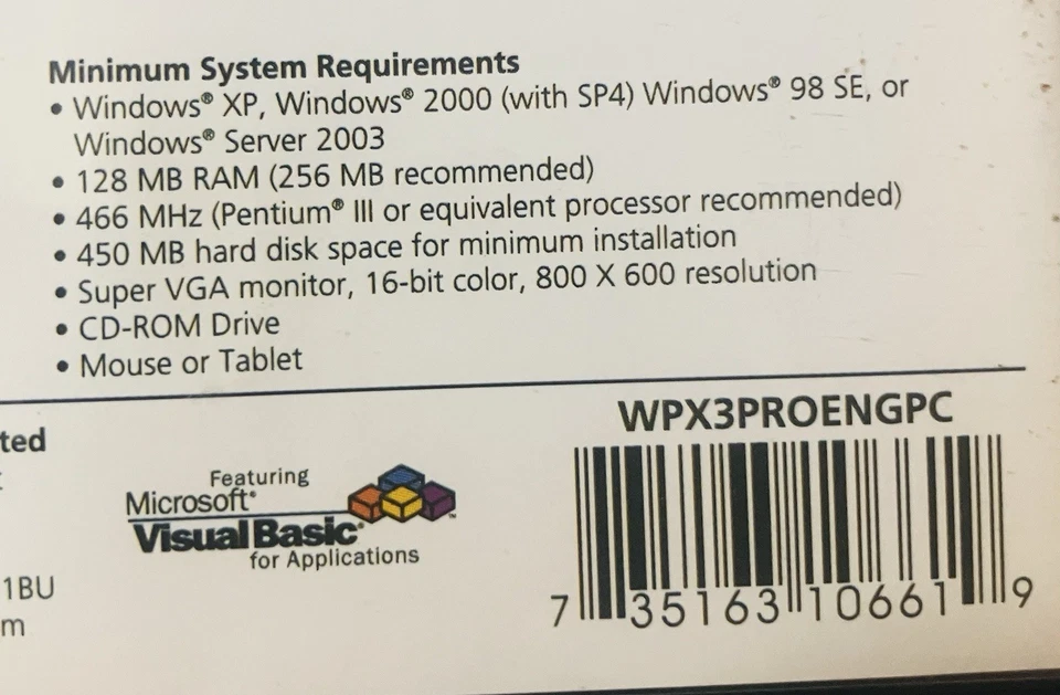 Corel WordPerfect Office X3 Professional (2005) 2-Disc Set, Windows PC w/ Serial - Image 3 of 4
