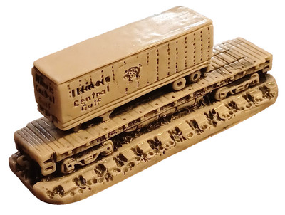 Trains Gone By  Georgia Marble Illinois Central Gulf Oil Box Car #0044/3000