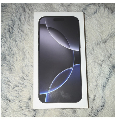 Apple iPhone 16 Pro Max BOX ONLY Packaging - Black (256GB Model)