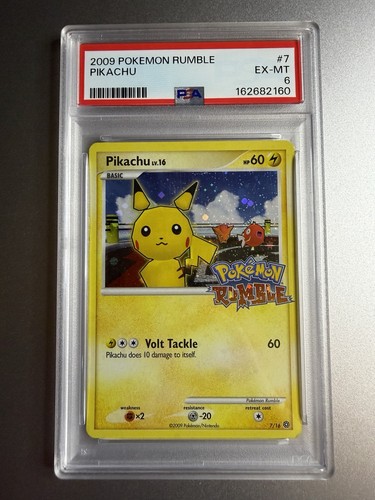 Pikachu graded PSA 6 for sale on eBay