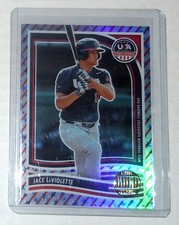Jace LaViolette 2024 Panini USA Baseball Stars & Stripes Gold Proof 6/6
