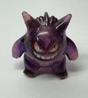 New ListingVintage Gengar Pokémon TOMY 1.5" Purple Transparent Toy Figure Nintendo - RARE