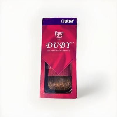 outre velvet remi duby 100% remy human hair weaving extension, color c4/30