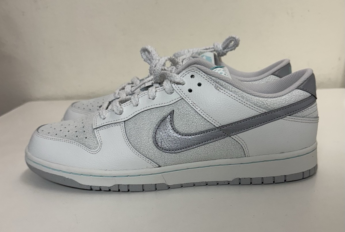 Nike Dunk Low Retro SE Men Sz 14 Summit White Metallic Nike Dunk Low Retro SE Men Sz 14 Summit White Metallic