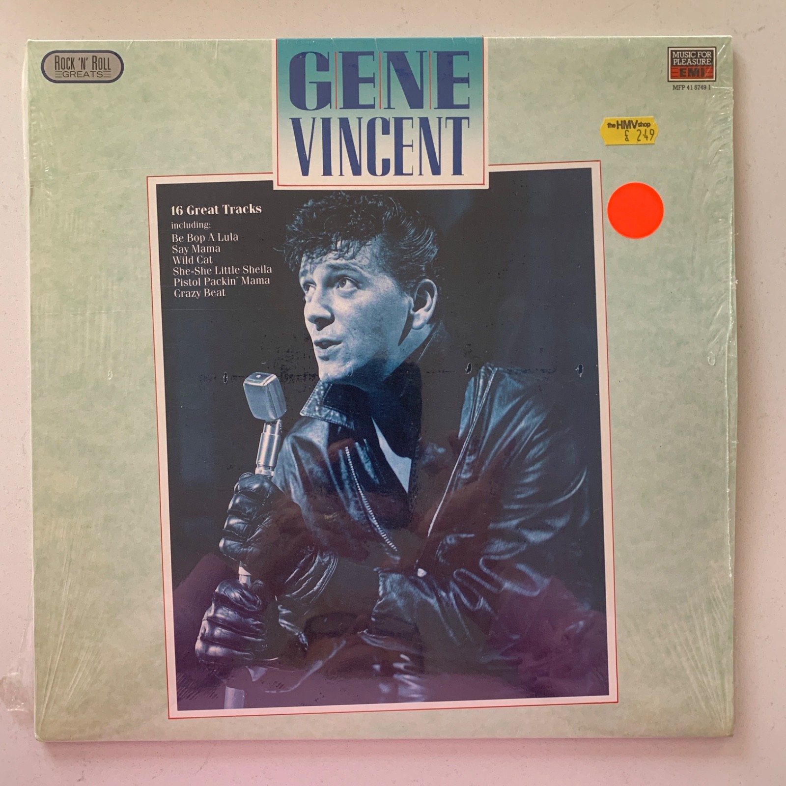 Gene Vincent – Rock ‘N’ Roll Greats - 1986 MONO Vinyl LP - Near Mint (NM/NM)