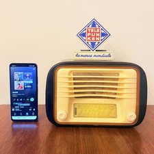 Telefunken Vintage Radio Mignonette C 1955 Valve Bluetooth Rare Blue