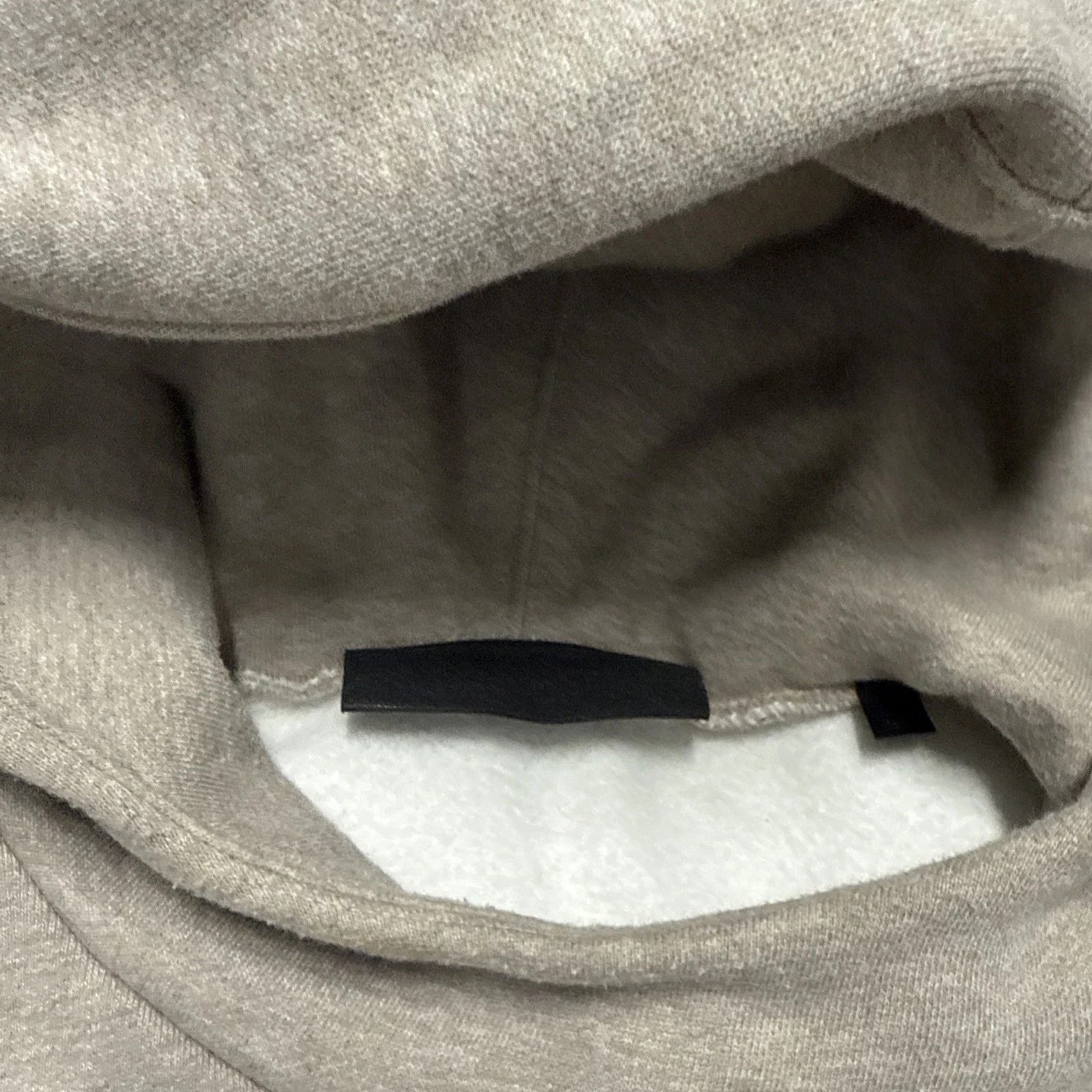 Felpa con cappuccio Fear Of God Essentials uomo L tortora marrone avena maglione pullover nebbia