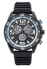 Citizen Brycen Chronograph Black Dial Eco-Drive 100M AT2587-02E Men's Watch