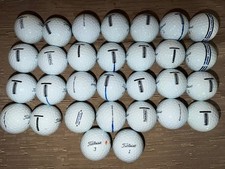 30 Titleist 5A Condition Tour Soft Golf Balls Excellent Mint/ Near Mint